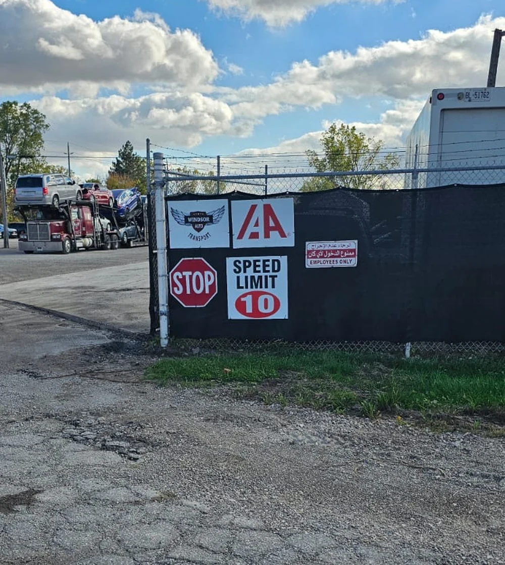 Windsor Auto Transport and Towing at work